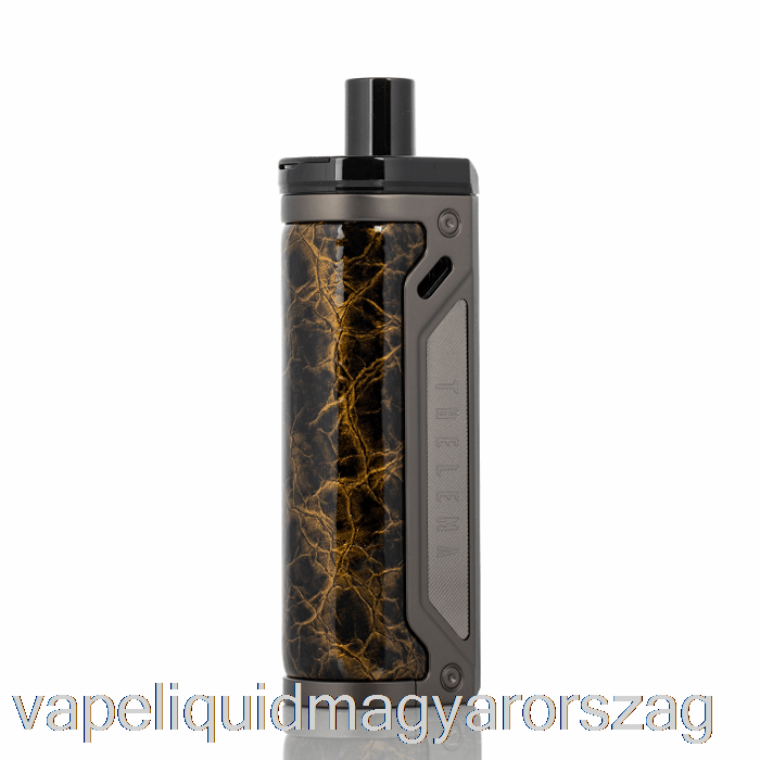 Elveszett Vape Thelema 80w Pod Mod Kit Gunmetal / Fényes Bőr Vape Toll